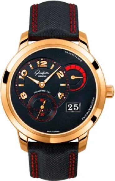 Worldofluxuryus — Glashutte Original PanoMaticReserve XL 18K Rose Gold — Watch — resale