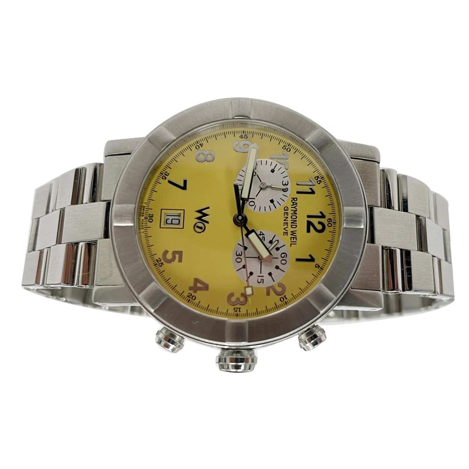 Raymond Weil W1 Parsifal Chronograph 8000 Yellow Dial 38mm 2