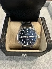 IWC Mark XX Blue Dial With Black Leather Band, 2024. 2