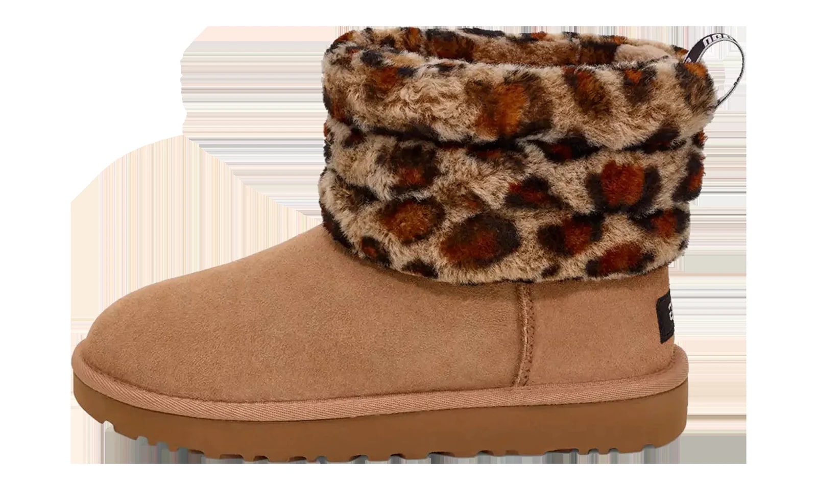 UGG — Fluff Mini Quilted Leopard Lined Wmns "Leopard Print" 1105358 AMP — Sneaker — resale