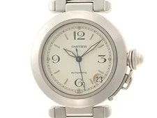 Cartier — Cartier Pasha C W31015M7 Stainless Steel 35mm White Dial Automatic #DW2149 — Watch — resale
