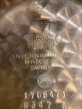 IWC Old Inter 18K Gold Automatic R347A Cal853 Working 2