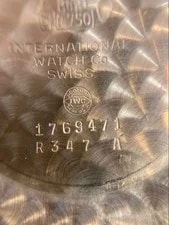 IWC Old Inter 18K Gold Automatic R347A Cal853 Working 3