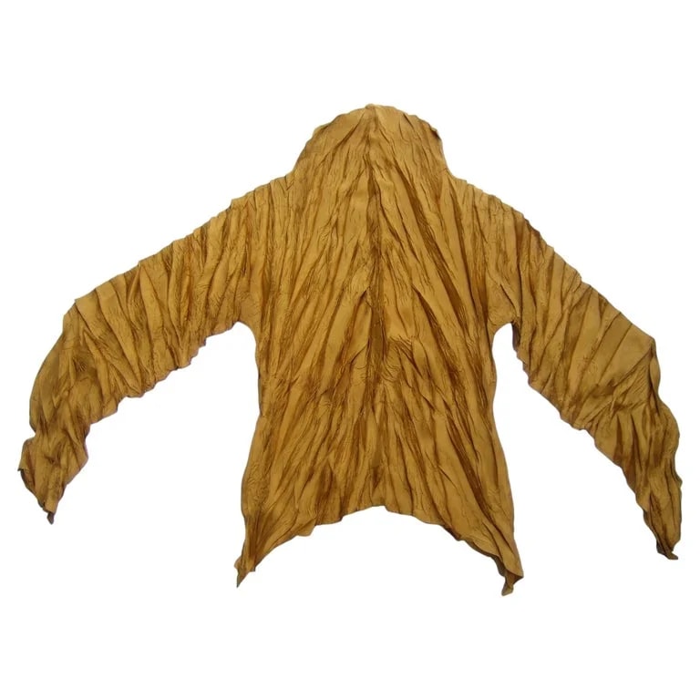 Pleats Please — Issey Miyake Pleats Please Burnt Blouse C 1990s — Clothing — resale