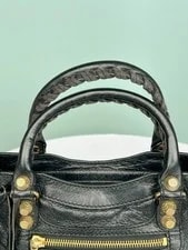 Balenciaga Motorcycle City Mini Crackled Crossbody Duty Paid 4