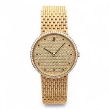 Audemars Piguet — Audemars Piguet Cobra 31mm 18K Yellow Gold Diamond Sapphire Dial — Watch — resale