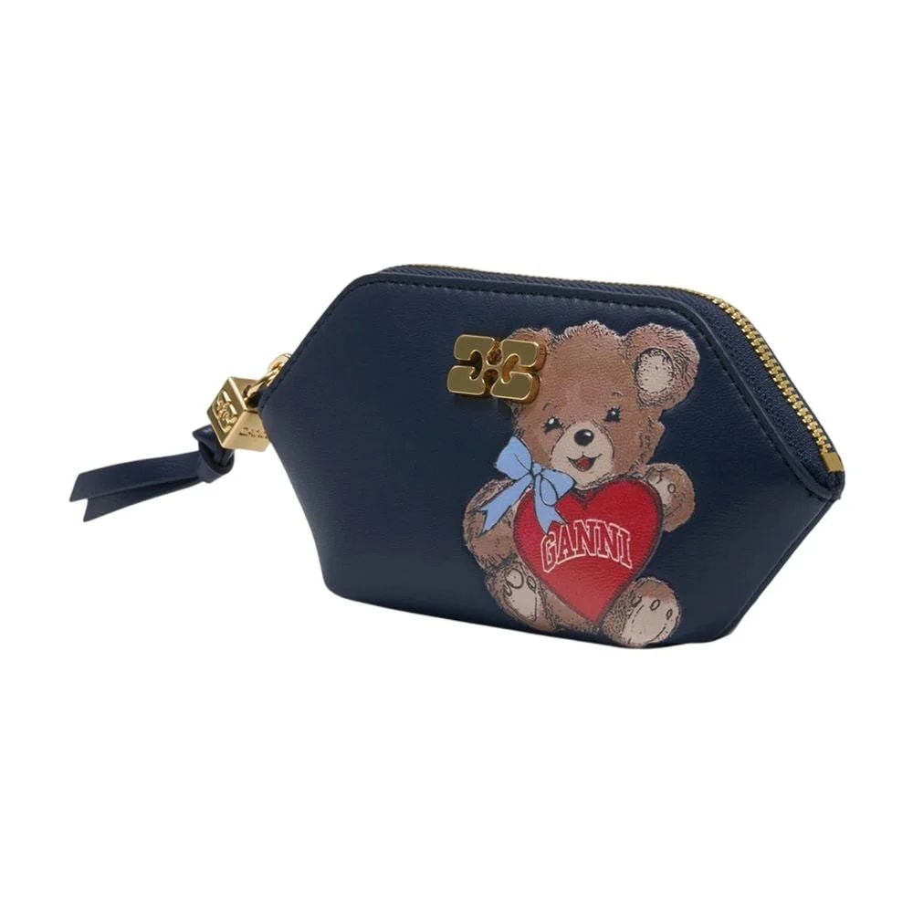 Ganni Bear-Embroidered Coin — 2