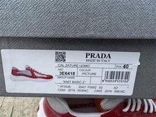 Prada America's Cup / Low Top Lace Up Upper Style 3E6418 2