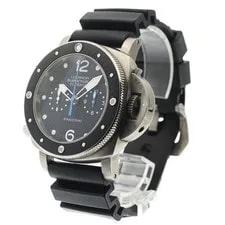 Panerai Luminor Submersible 1950 PAM00615 47mm Titanium Rubber Black Dial #C016 2