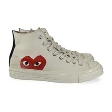 Converse Chuck 70 High X Comme des Garçons Play 'Milk' 10 12 4