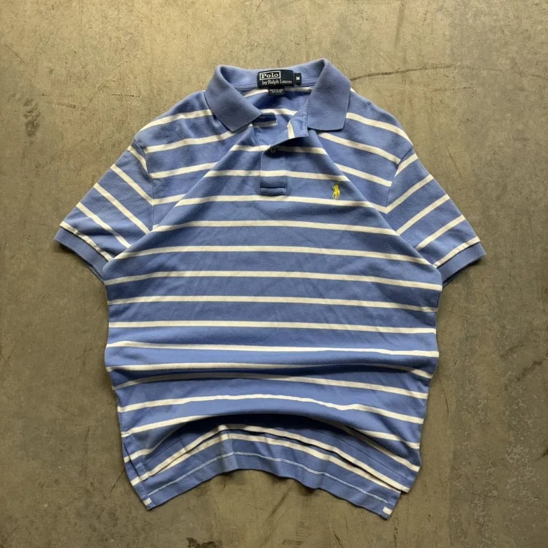 90s Y2K Polo Ralph Lauren Striped Polo Shirt 2