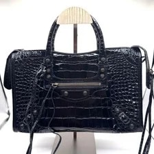 Balenciaga — Balenciaga City Croco Embossed Y2K Classic — Handbag — resale