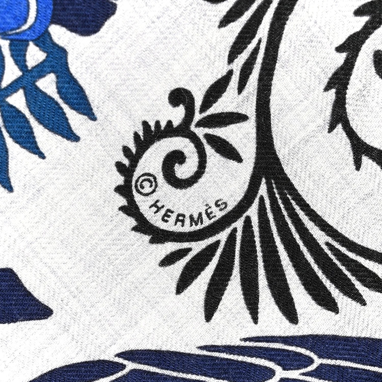 Sous le Charme d'Orphee Shawl 140 Chine Electrique 4
