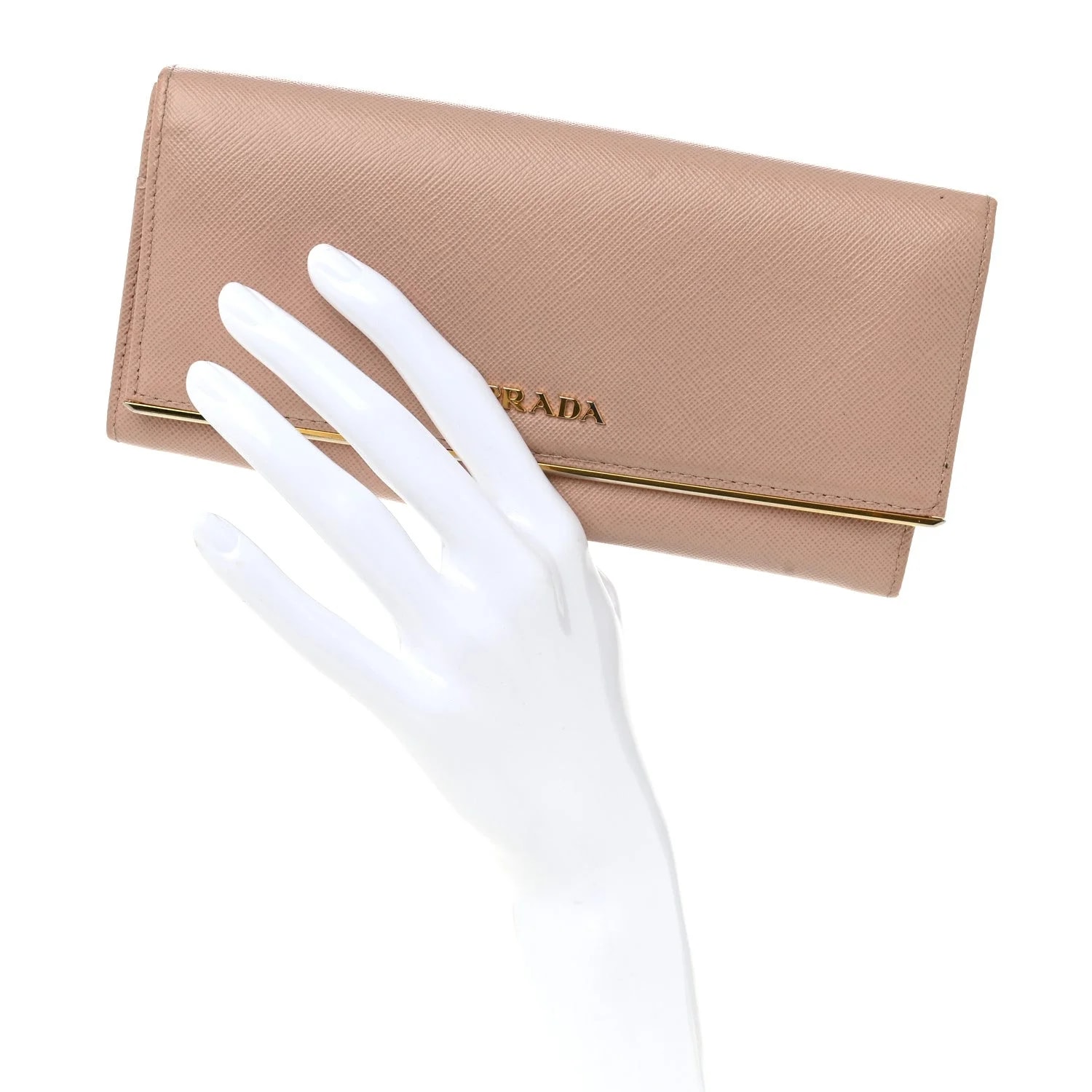 Metal Bar Continental Flap Wallet Orchidea 2