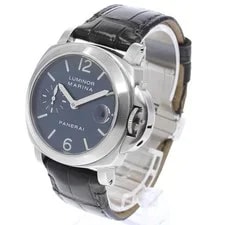 Officine Panerai Luminor Marina PAM00070 40mm SS Blue #C21676 2