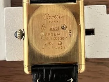 Cartier — Cartier Must Tank LM "Lemon" Manual Winding - $2150 — Watch — resale