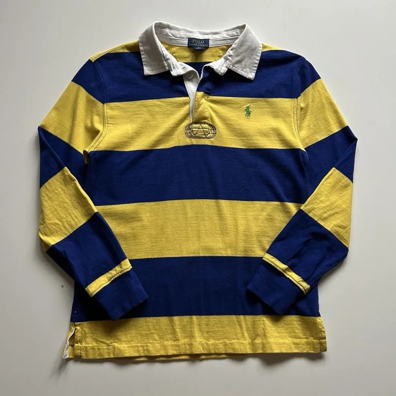 Polo Ralph Lauren — Polo Ralph Lauren Striped Rugby Shirt XS — streetwear — resale