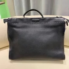 Auth Fendi Peekaboo GM Top Handle Crossbody 2