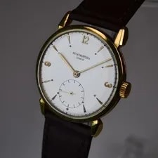 Patek Philippe Calatrava Ref. 1578 Exclamation Point Yellow Gold 35mm Clean 3