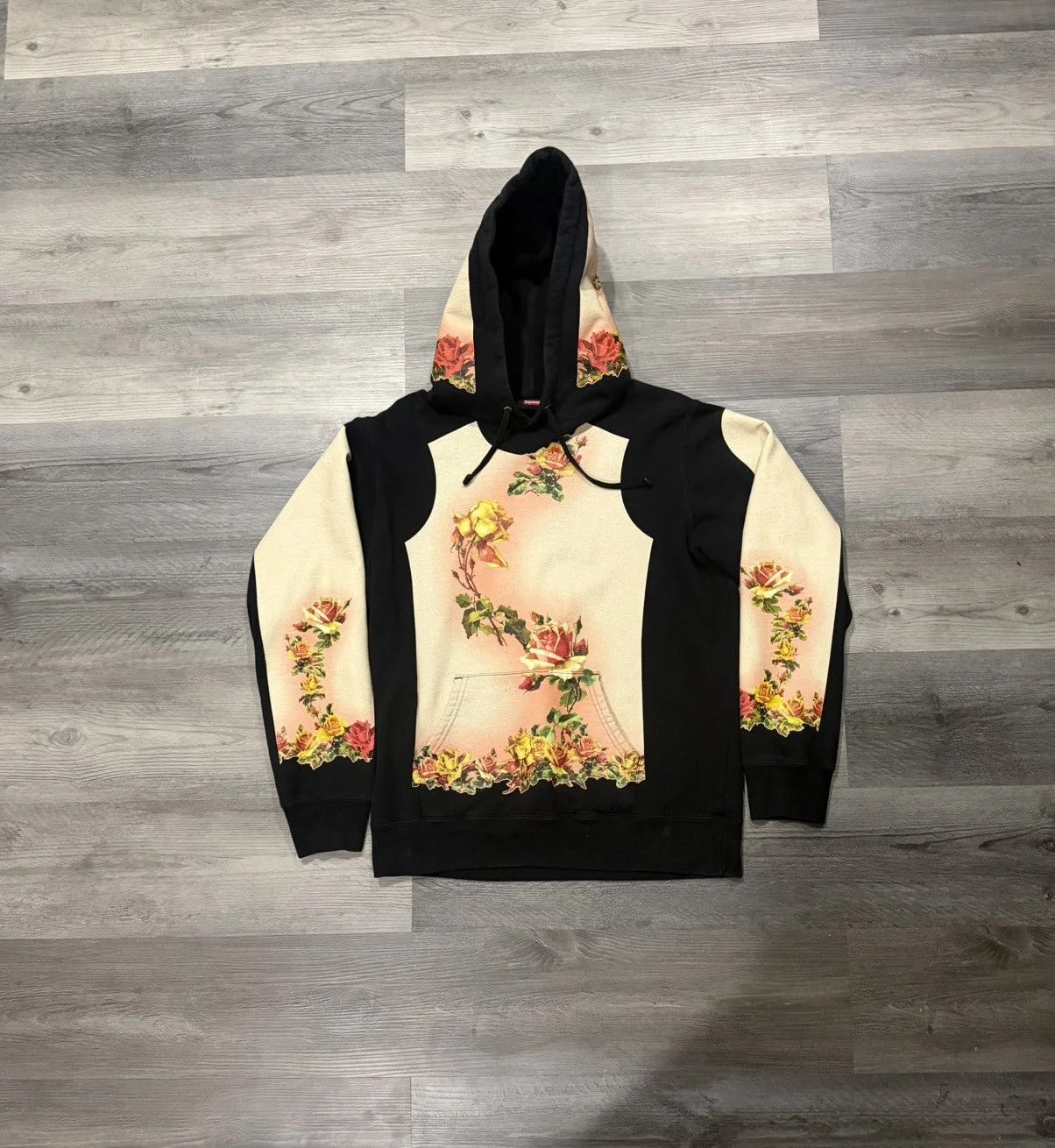 Supreme — Supreme Jean Paul Gautier Floral Print Hoodie — streetwear — resale