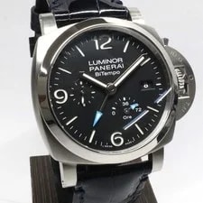 Panerai Luminor PAM01360 44mm SS Black Dial Power Reserve #UW163 3