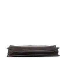 Prada Travel Front Zip Pocket Briefcase Dark 3