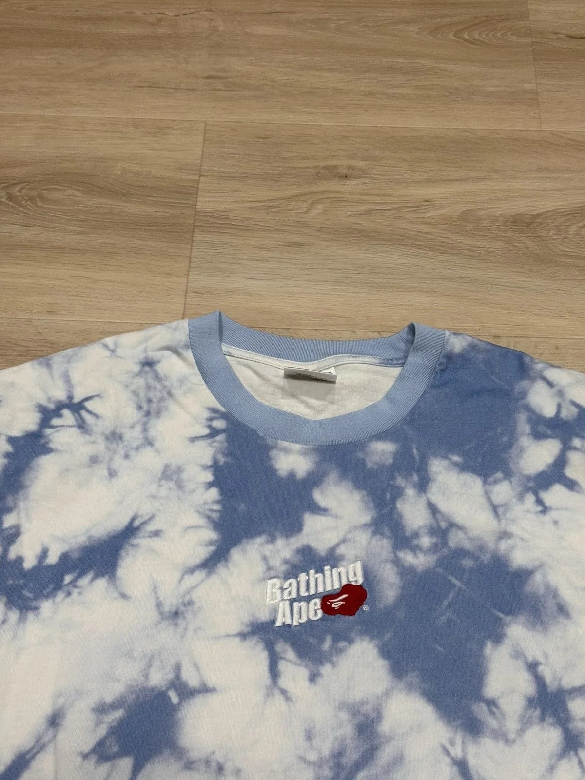 Bape — Bape Cloud Head Bleach Dyed Tee — streetwear — resale