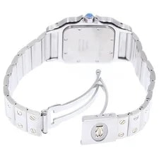 Cartier Santos GalbeeLM W20011C4 Date YG Bezel Quartz Watch_966767 4