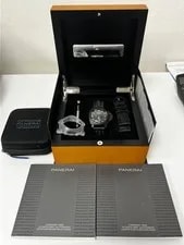 Panerai Luminor 1950 10 Days Gmt Pam Full Set W/original Box, Papers 3