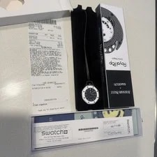 Audemars Piguet X Swatch Bioceramic Royal Pop Ocho Negro With Receipt! 4
