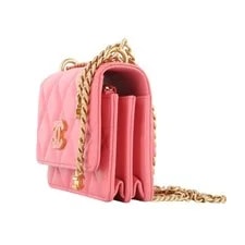 Chanel AP2635 Lamb Flap Enamel Metal Crossbody 33424-2 112578966 2