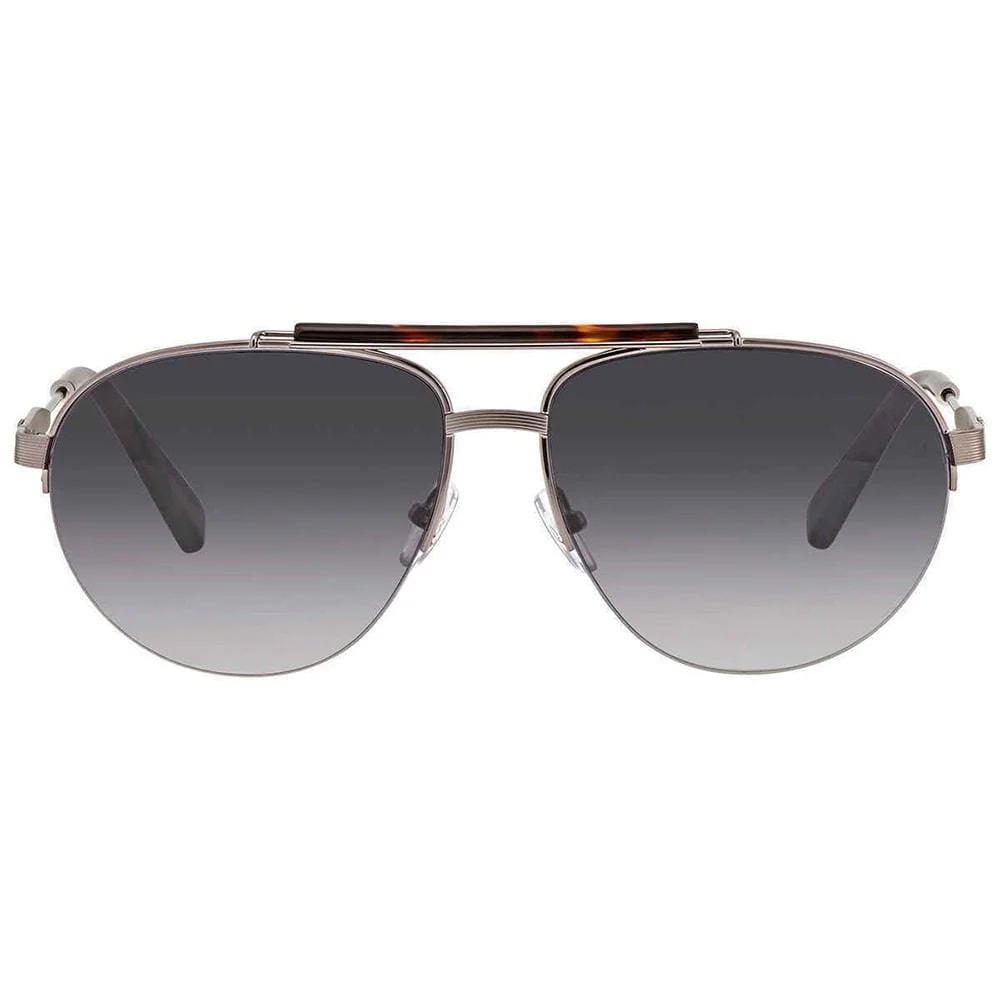 Ermenegildo Zegna — Ermenegildo Zegna EZ0007 12A 60 Shiny Dark Ruthenium Sunglasses Lens — Accessory — resale