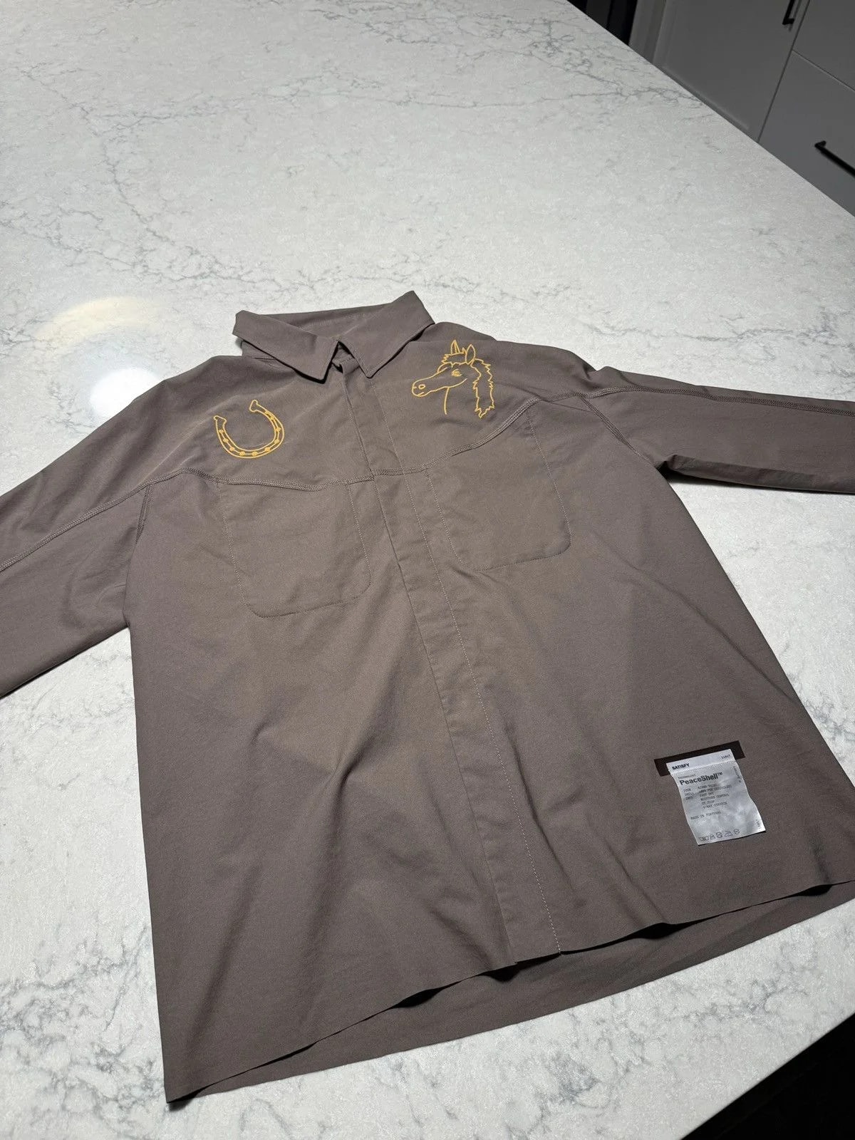 Satisfy — Satisfy “The Ranch” River Shirt — streetwear — resale
