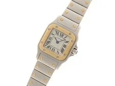 Cartier Santos Galbee SM W20012C4 Stainless Steel / Yellow Gold 27mm #DW1729 2
