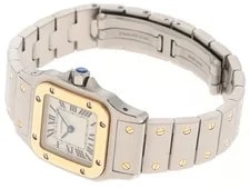 Cartier Santos Galbee SM W20012C4 Stainless Steel / Yellow Gold 27mm #DW1729 3