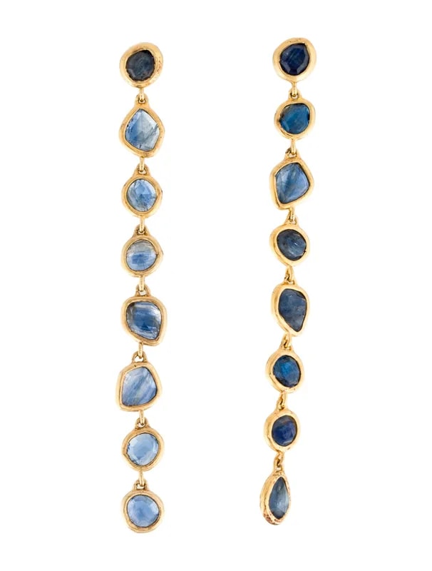 Monica Vinader — Siren Mini Nugget Cocktail Drop Earrings — Jewelry — resale