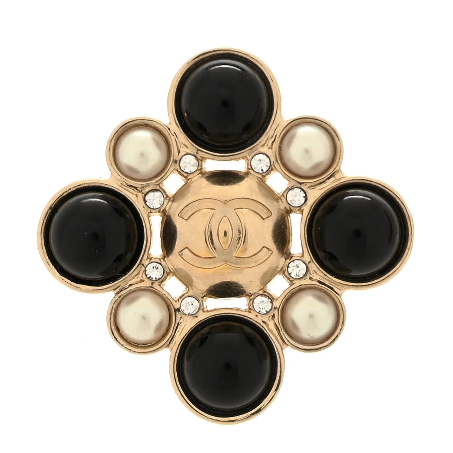 Chanel — Gripoix Poured CC Single — Jewelry — resale