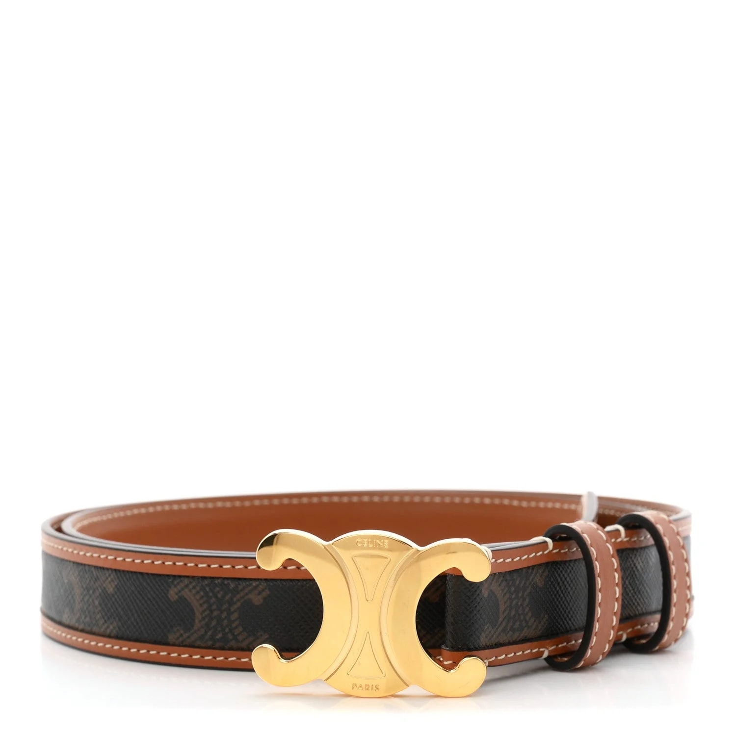 Celine — Medium 25mm Triomphe 90 36 Belt — Accessory — resale