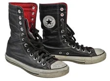 Vtg Converse All Star Chuck Taylor High Top Handmade Shoes 2