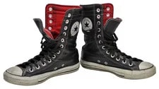 Vtg Converse All Star Chuck Taylor High Top Handmade Shoes 3