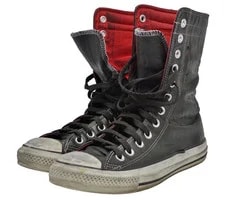 Vtg Converse All Star Chuck Taylor High Top Handmade Shoes 4