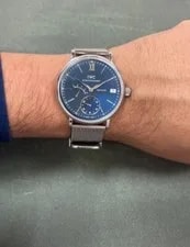 IWC Portofino 5101 Steel Eight Days Blue Dial 45mm Manual IW510116 3