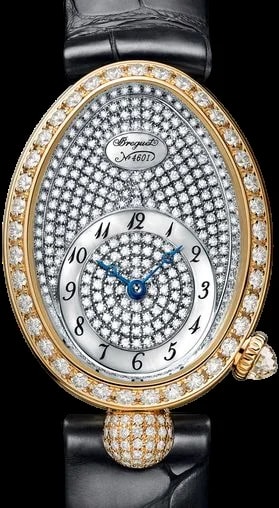 Worldofluxuryus — Breguet Reine de Naples Automatic Mini 18K Yellow Gold & Diamonds Lady's — Watch — resale