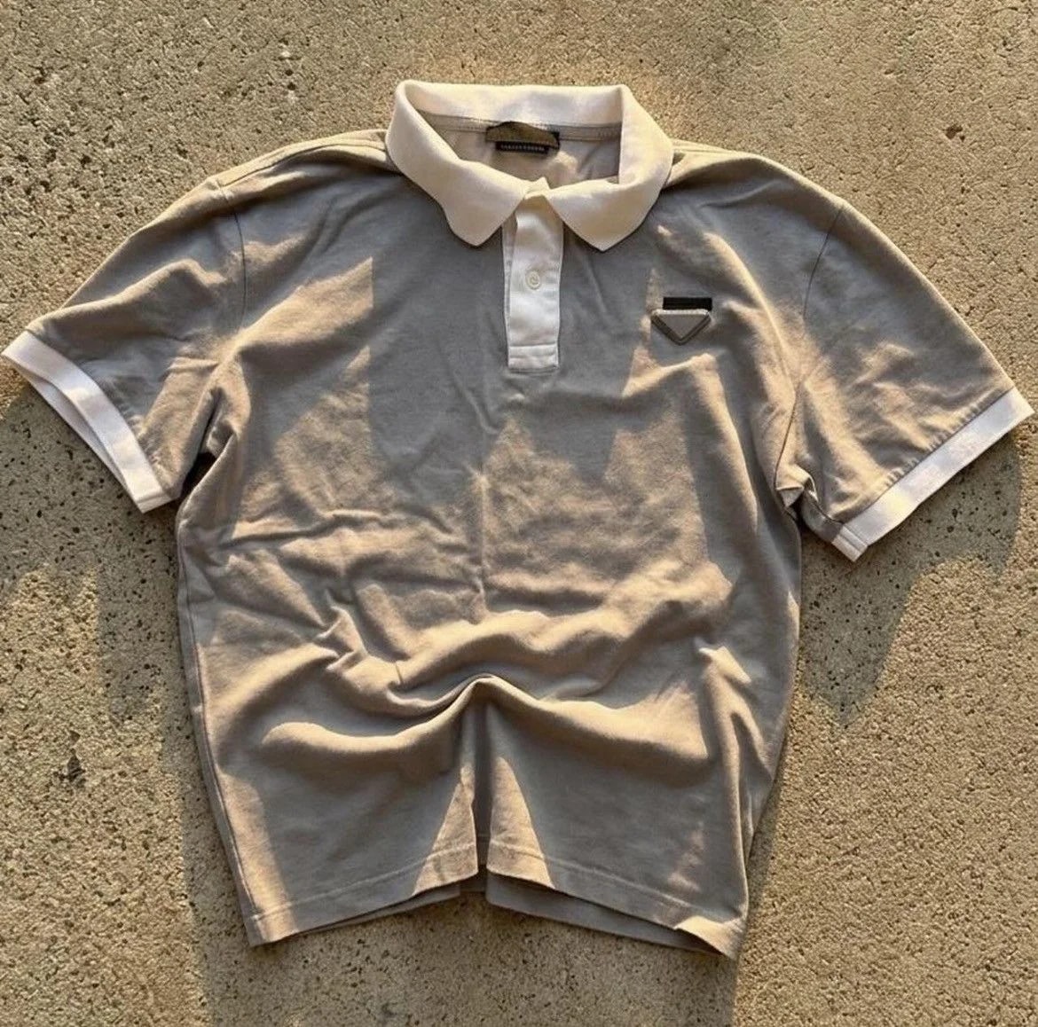 Prada — Prada Milano Short Sleeve Golf Polo Shirt — streetwear — resale