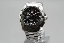 Near *Tag Heuer Aquaracer WAF111Z.BA0801 Alarm Quartz From Japan 4