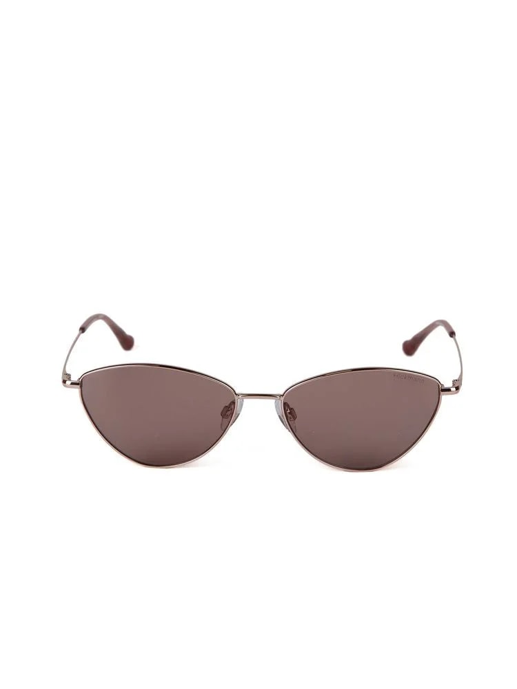 Hickmann Hi3232 Oval Metal Frame Sunglasses — Rose Gold 4