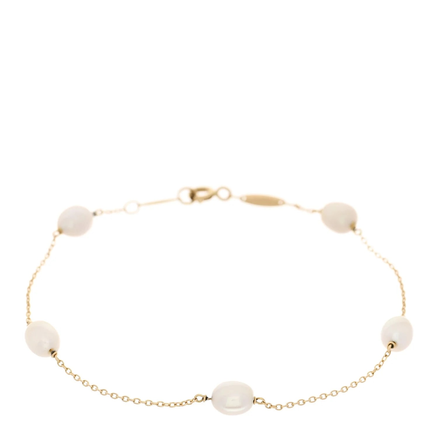 Tiffany & Co. — 18K Yellow Gold Cultured 5.5-6mm Elsa Peretti Pearls By the Yard — Jewelry — resale