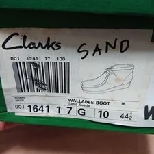 10.0US Vhtf Irish Made Clarks Wallaby Dead Stock Original Box Model Lim 2