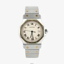Cartier — Cartier Santos Octagon LM Yellow Gold Combination Automatic 160170496 [P] — Watch — resale