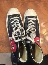 Converse Comme des Garcons Play Chuck Taylor High Top Heart Design 3